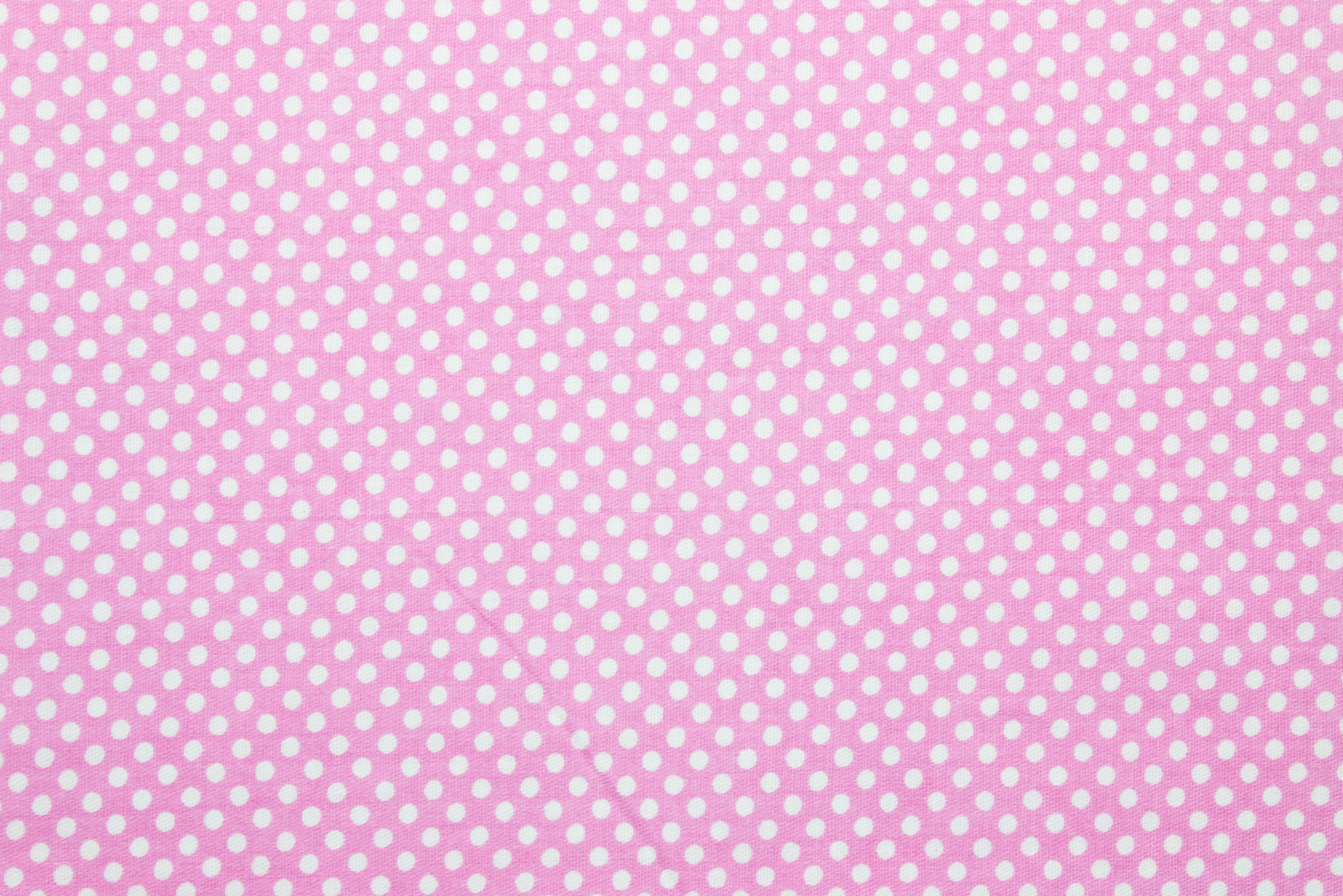 pink polka dot fabric